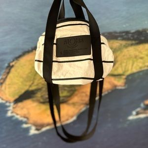 Gently Used ALOHA Collection Mini Mini Duffle Pinstripe